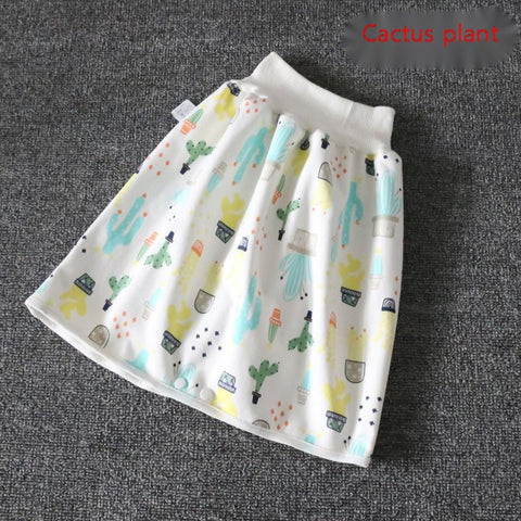 High-Waist Waterproof Diaper Skirt