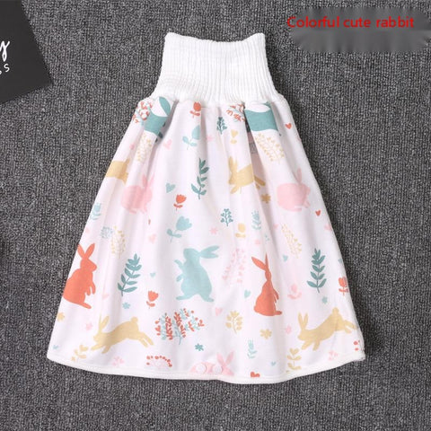 High-Waist Waterproof Diaper Skirt