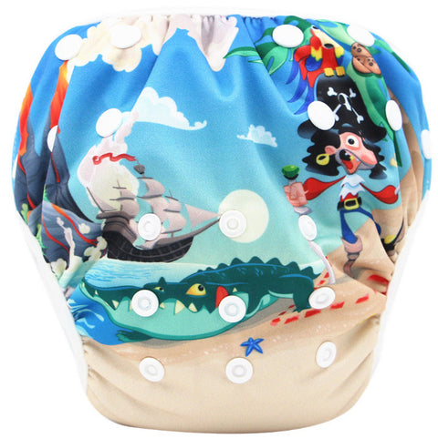 Children Cartoon Swimming Trunks