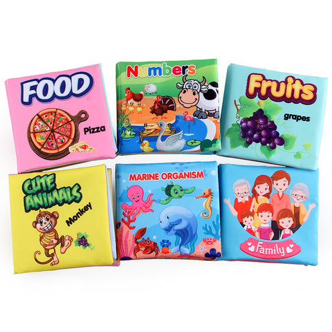 Sound Cloth Books for Babies (0-12 Months)