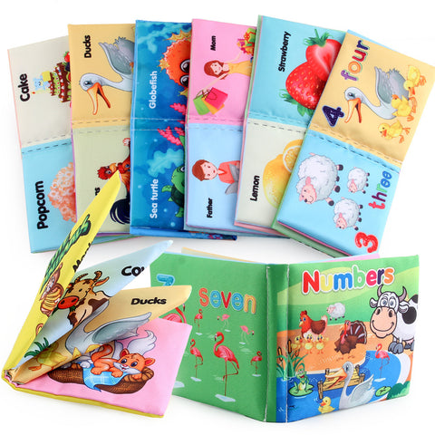 Sound Cloth Books for Babies (0-12 Months)