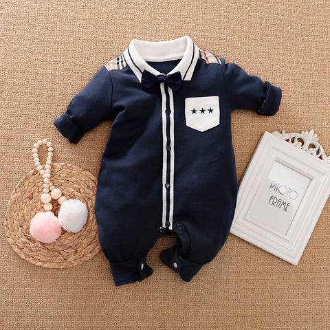 Gentleman Long-Sleeved Baby Romper