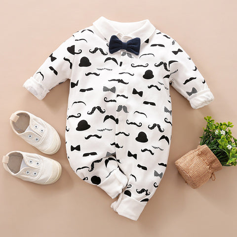 Gentleman Long-Sleeved Baby Romper