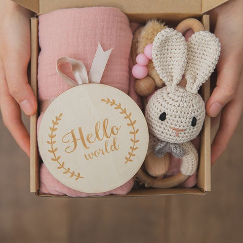 Double-Sided Baby Towel Gift Box