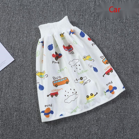 High-Waist Waterproof Diaper Skirt