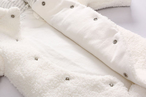 Winter Lamb Padded Newborn Outfit