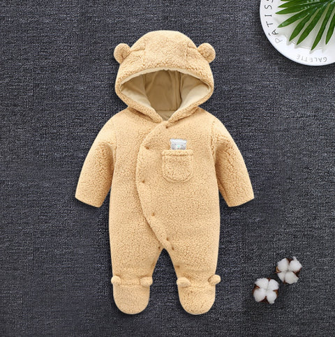 Winter Lamb Padded Newborn Outfit