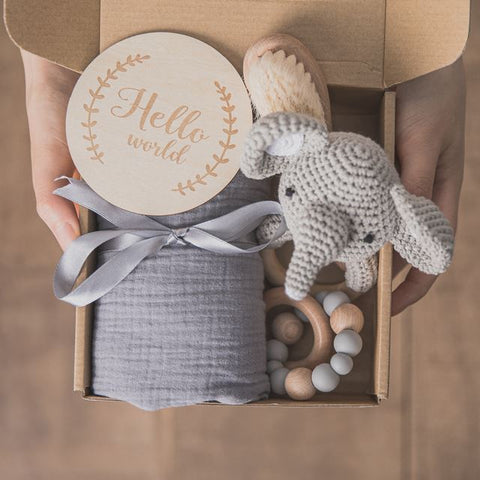 Double-Sided Baby Towel Gift Box