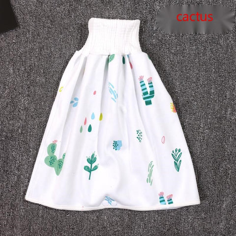 High-Waist Waterproof Diaper Skirt