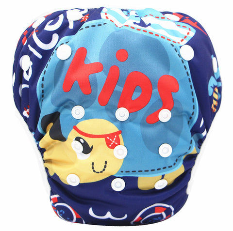 Children Cartoon Swimming Trunks