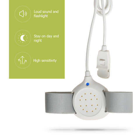 Bedwetting Alarm with Light and Ring