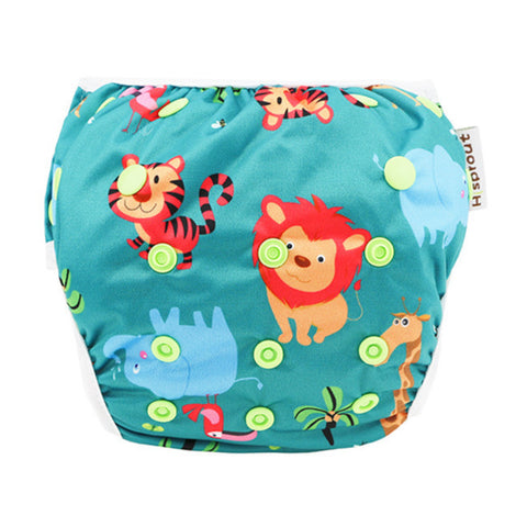 Children Cartoon Swimming Trunks