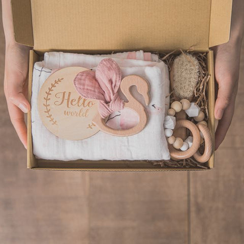 Double-Sided Baby Towel Gift Box