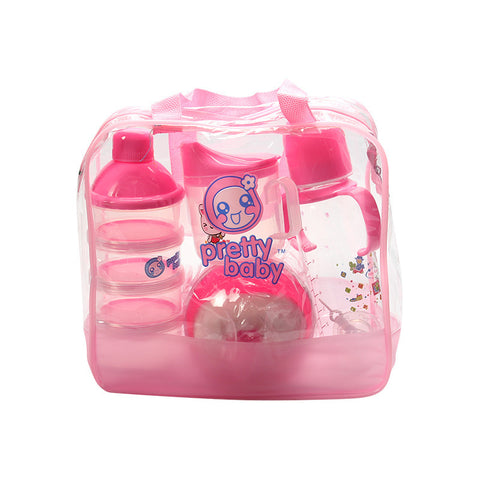 4-Piece Milk Bottle Set