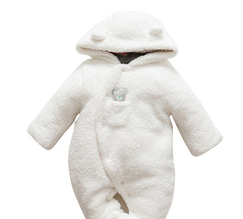 Winter Lamb Padded Newborn Outfit